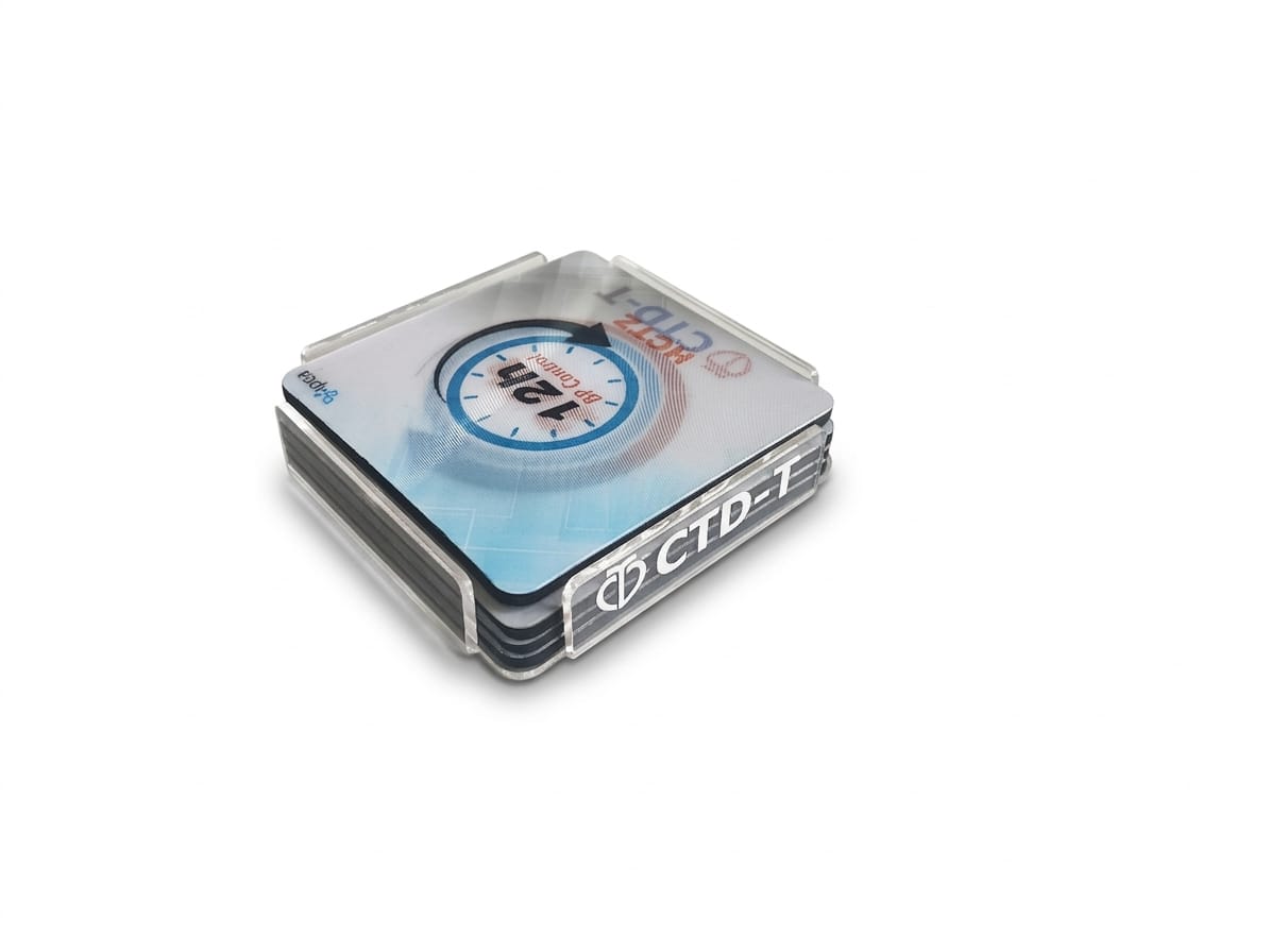 3D Lenticular Tea Coaster Set with Acrylic Holder